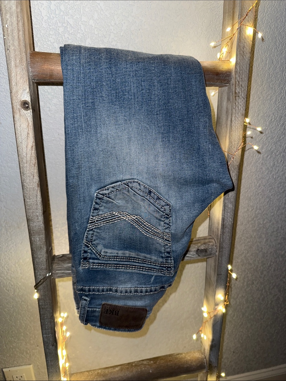 BKE Alec youth Jeans in Light Blue Denim